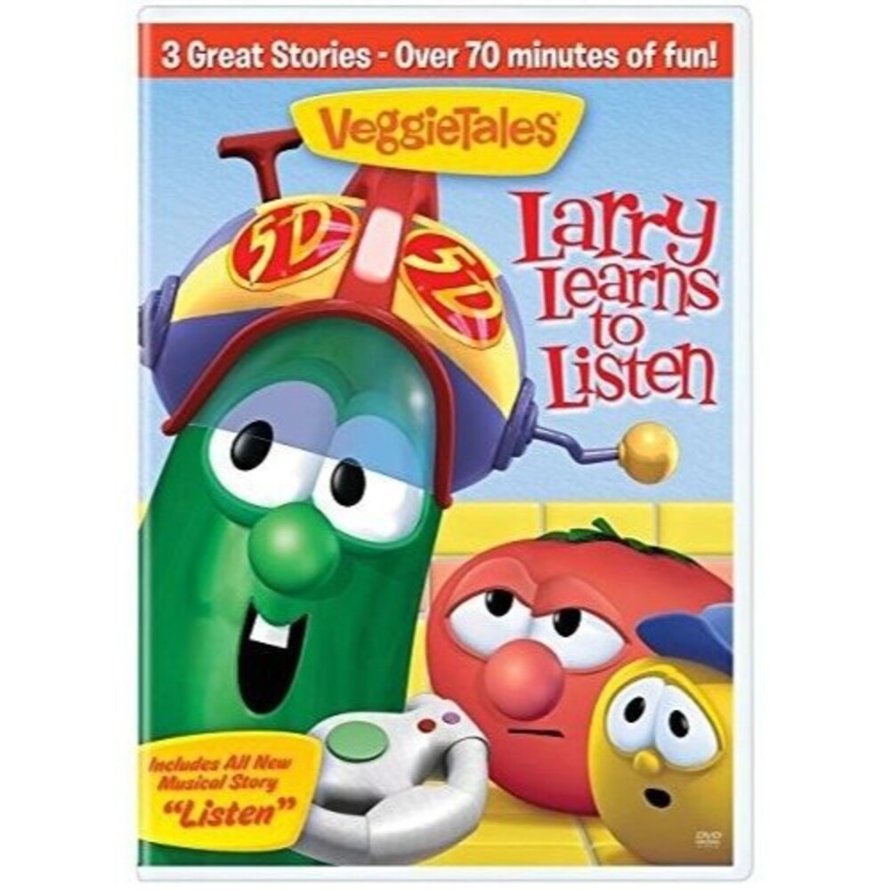 Veggie Tales Larry Learns to Listen - DVD By Veggie Tales - Child Education